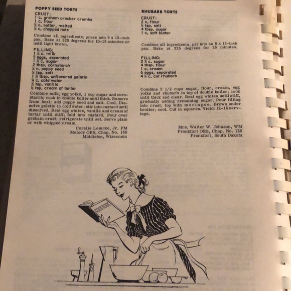 Vintage Favorite Eastern Star Recipes. Olde Family Favorites including menus. - Picture 9 of 11